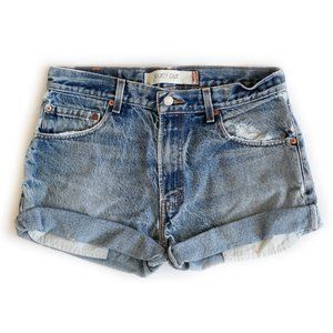 Vintage Levi's 517s High Rise Denim Shorts - 30/31